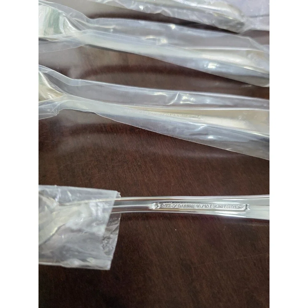 4 Salad Forks Reed & Barton COLBY 18/10 China Brand NEW 7 1/8